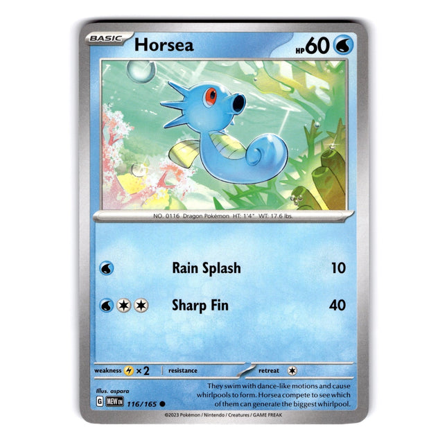 Horsea Common SV: Scarlet & Violet 151 116/165 NM