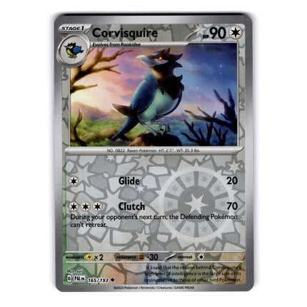 Corvisquire Uncommon SV02: Paldea Evolved 165/193 NM