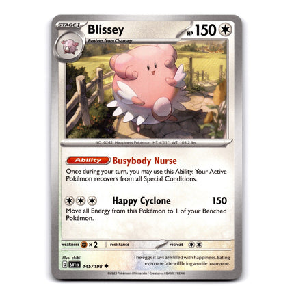 Blissey Uncommon SV01: Scarlet & Violet Base Set 145/198 NM
