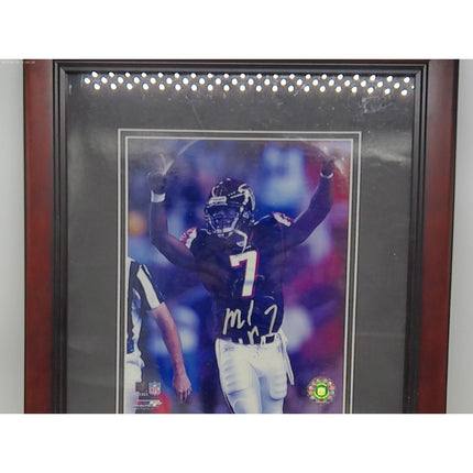 Michael Vick Atlanta Falcons #7 Signed Framed 8x10 Photograph Authentic