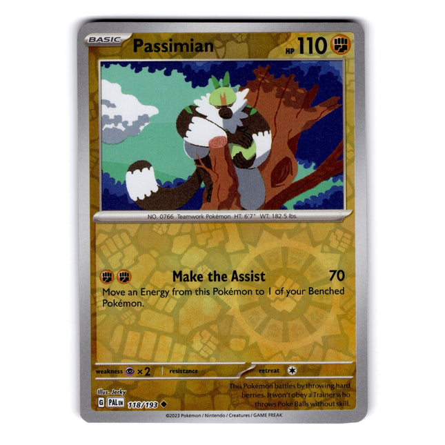 Passimian Uncommon SV02: Paldea Evolved 118/193 NM