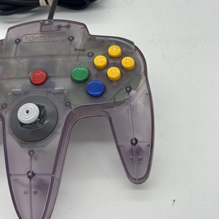 Nintendo N64 Clear Atomic purple Controller OEM Funtastic