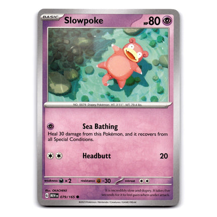 Slowpoke Common SV: Scarlet & Violet 151 079/165 NM