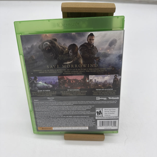 Elder Scrolls Online Morrowind - Microsoft Xbox One Tested Authentic