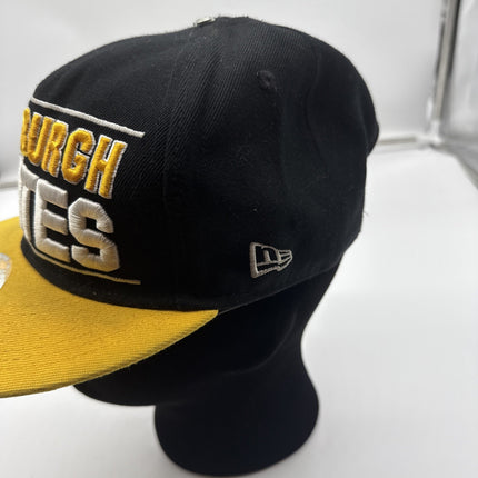 Pittsburgh Pirates New Era Fits Vintage SnapBack Cap Hat - Black Yellow
