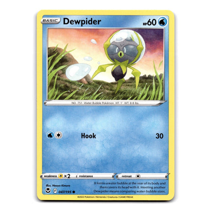 Dewpider Common SWSH12: Silver Tempest 047/195 NM