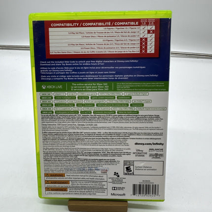 Infinity 2.0 Game Only For Xbox 360 Disney Family/Kids Complete With Manual