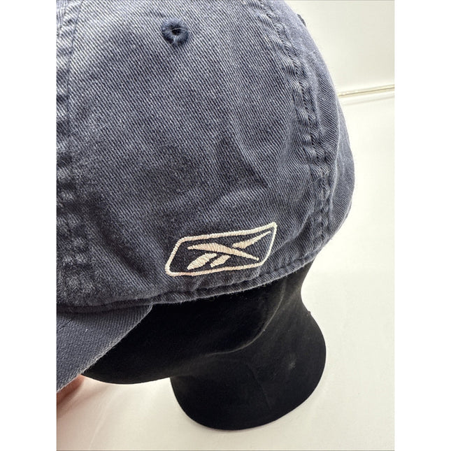 LA Rams Hat Cap Navy Blue Ram Logo NFL Football Snapback Logo Athletics VTG 90s