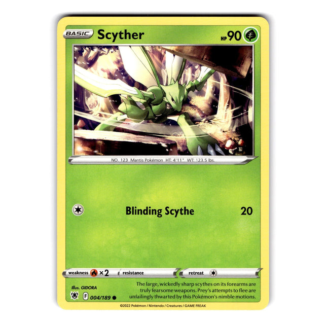 Scyther (004) Common SWSH10: Astral Radiance 004/189 NM