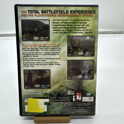 PlayStation 2 Tom Clancy's Ghost Recon Complete Tested and Works Free Shipping