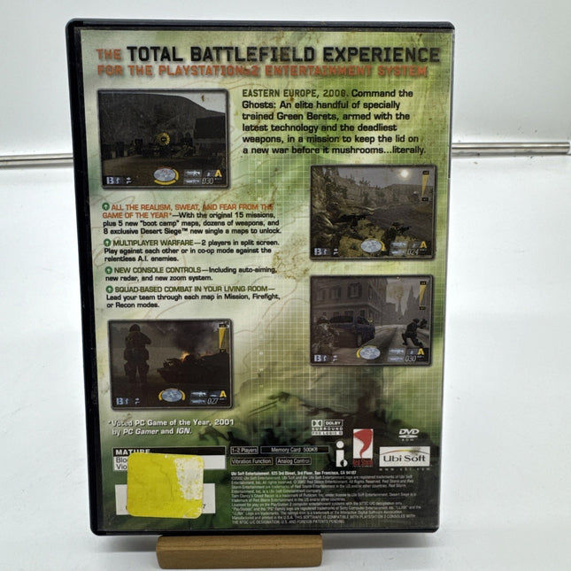 PlayStation 2 Tom Clancy's Ghost Recon Complete Tested and Works Free Shipping