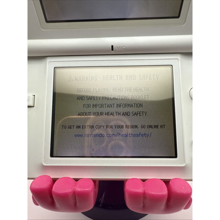 Nintendo DS Lite Console with Charger - Polar White - Tested Works - Usg 001