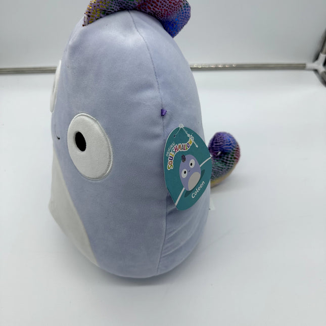 *NWT* Squishmallow 12" Colleen Chameleon Foil Rainbow Periwinkle Lizard Plush