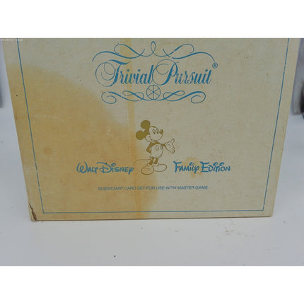 Vintage Walt Disney Trivial Pursuit Family Edition 1985 Subsidiary Card Set