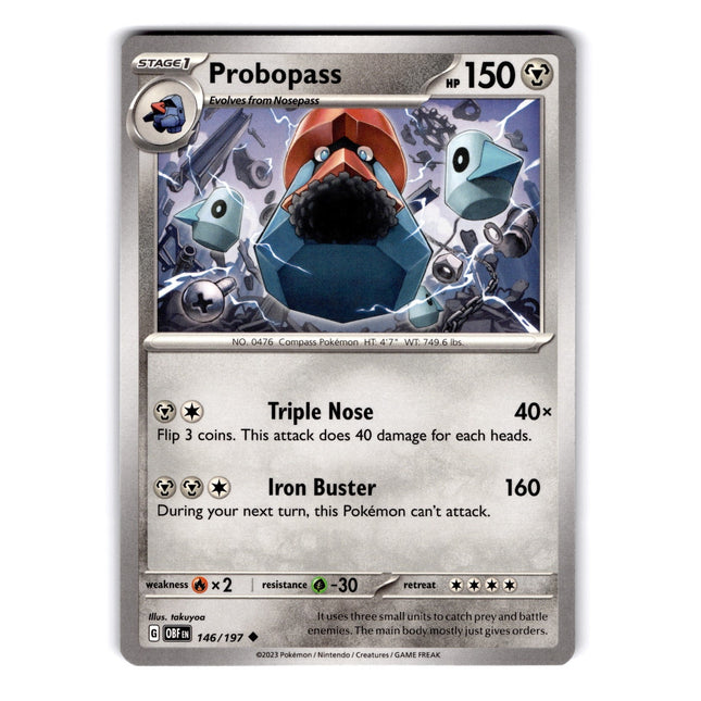 Probopass Uncommon SV03: Obsidian Flames 146/197 NM