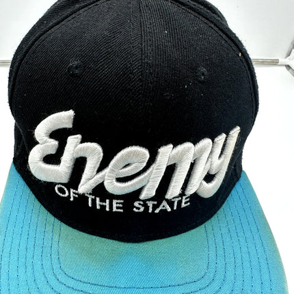 Enemy of the state snap back cap hat