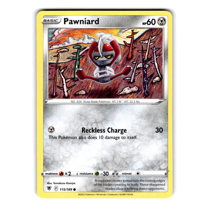Pawniard Common SWSH10: Astral Radiance 115/189 NM