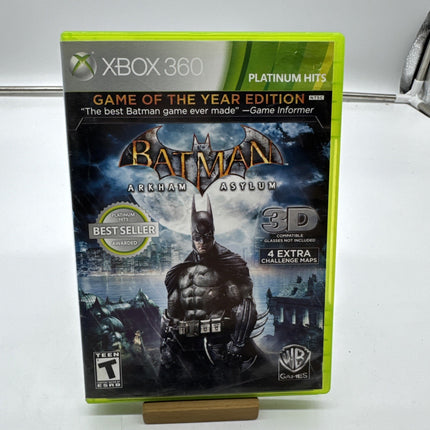Batman: Arkham Asylum Game of the Year Edition (Microsoft Xbox 360, 2010)