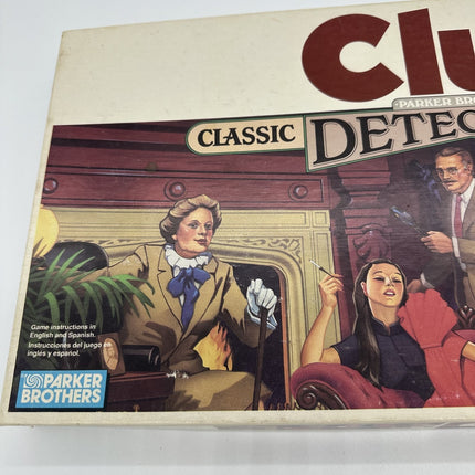 VINTAGE Clue COMPLETE Parker Brothers 1986 Classic Detective Board Game