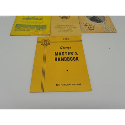 1950's grange's, Smithsonian , way to buy a hat, booklets and guides pamphlets
