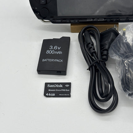 Sony PSP-1000 Console Black Japan Model PSP Tested Working W/ Charger And More