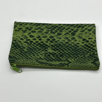 Harry Potter green pencil case with Hungarian horntail dragon on it green