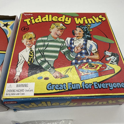 Schylling Tiddledy Winks Great Fun For Everyone! (GAME IN BOX)
