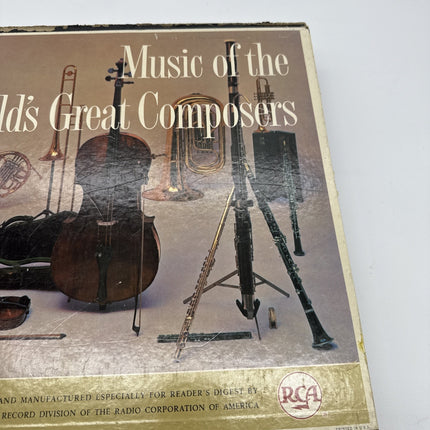 Music Of The World's Great Composers 12 LP Box Set RCA Records Complete