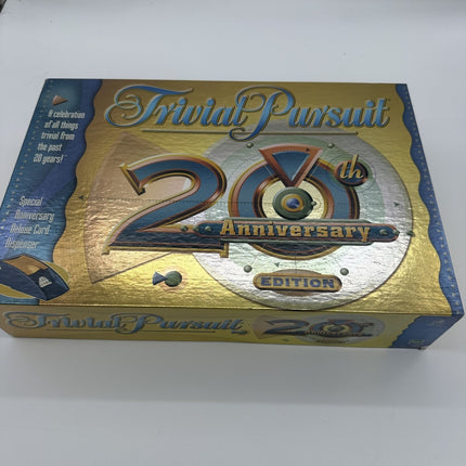 Trivial Pursuit 20th Anniversary Edition Board Game Hasbro 2002