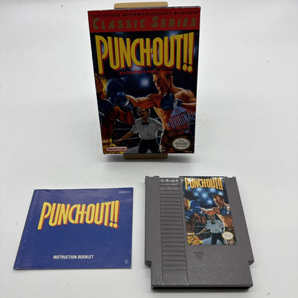 Punch-Out!! (Nintendo NES 1990) COMPLETE IN BOX CIB TESTED AUTHENTIC