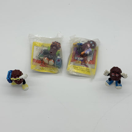 ***RARE*** 90's FAMILY "FACTORY SEALED" 1991 CALIFORNIA RAISINS FIGURINES