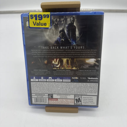 Dishonored 2: Standard Edition - PlayStation 4, PS4 - New Sealed