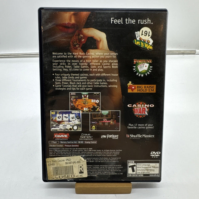 Hard Rock Casino PS2 PlayStation 2 - Complete CIB