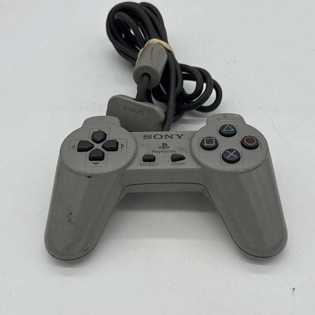Sony PSOne PS1 SCPH-110 Controller OEM Genuine White Analog Wired Cleaned