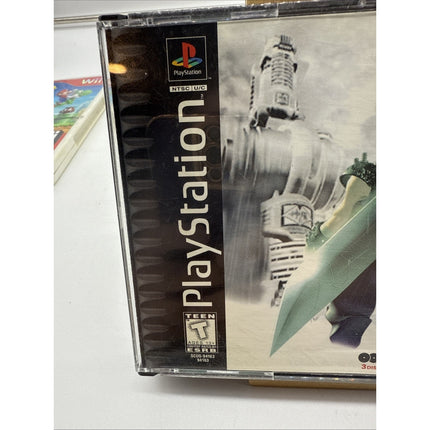 Final Fantasy VII 7 PS1 PlayStation 1 Complete CIB Black Label