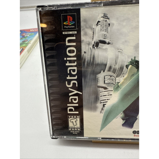 Final Fantasy VII 7 PS1 PlayStation 1 Complete CIB Black Label