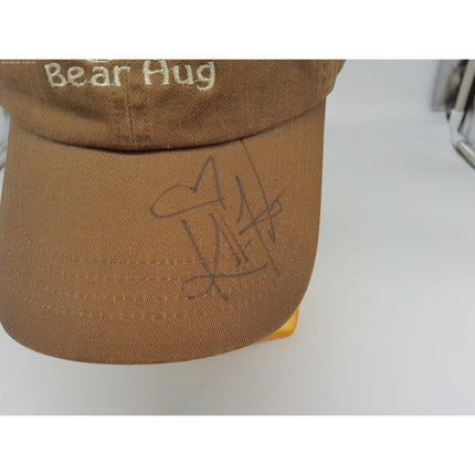 KELLEN LUTZ signed autographed Bear Hug Hat Cap Stephenie Meyer charity