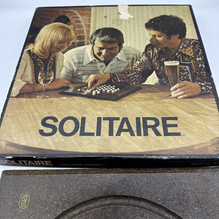 Challenge Yourself With Solitaire Reiss Style Board Game #272-700 From 1974