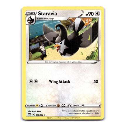 Staravia Uncommon SWSH09: Brilliant Stars 118/172 NM