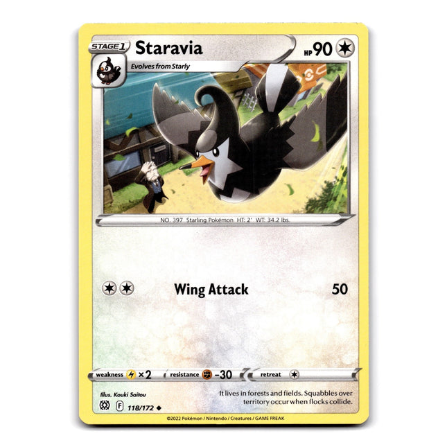 Staravia Uncommon SWSH09: Brilliant Stars 118/172 NM