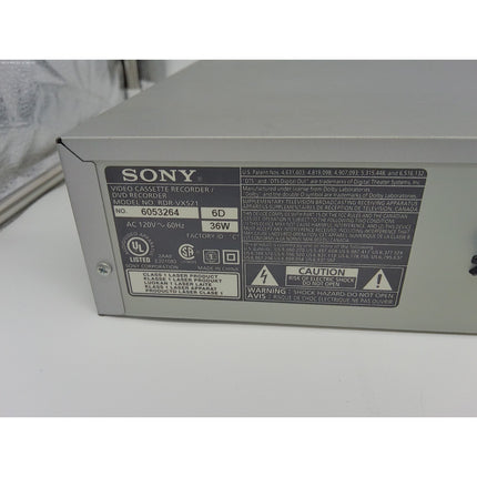 Sony RDR-VX521 DVD Recorder VHS VCR Combo Player no remote, tested works.