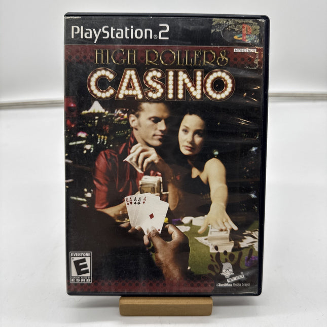 High Rollers Casino PS2 (Sony PlayStation 2, 2004) CIB w/ Manual. Lib