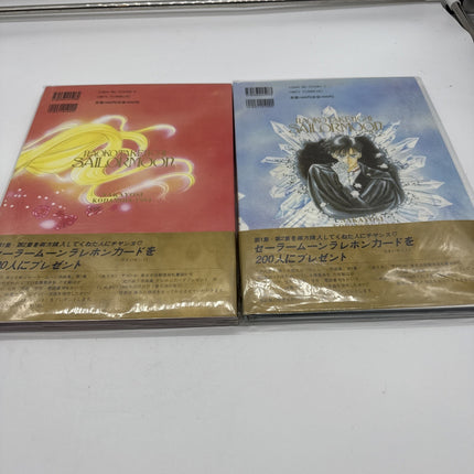 Sailor Moon Original Illustration Art Book Vol.1 & Vol.2 set Naoko Takeuchi Used