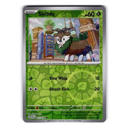 Skiddo Common SV01: Scarlet & Violet Base Set 011/198 NM