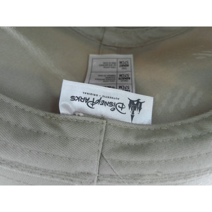 Walt Disney World Hat Tan Adult Small Safari Snap Button
