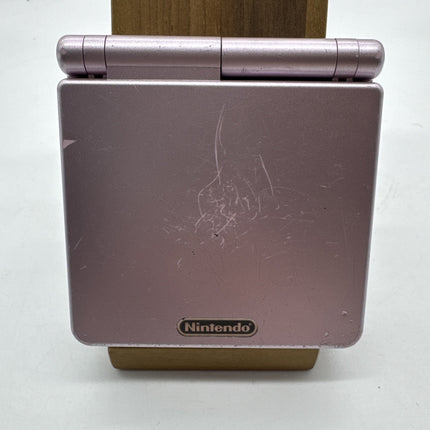 Nintendo Gameboy Advance SP AGS-101 Pearl Pink (GBA) + USB charging cable TESTED