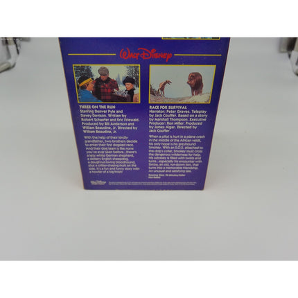 The Wonderful World of Disney Three on the Run VHS