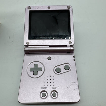 Nintendo Gameboy Advance SP AGS-101 Pearl Pink (GBA) + USB charging cable TESTED