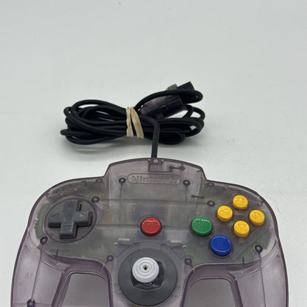 Nintendo N64 Clear Atomic purple Controller OEM Funtastic