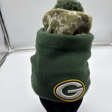 Green Bay Packers NFL Football Pom Pom Beanie